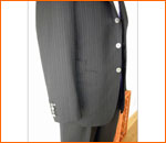 3つボタン段返り