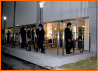 春の夜を楽しみました